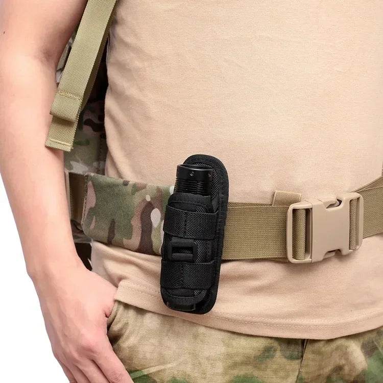 Military-Outdoors Tactical Molle Flashlight Pouch - Military-Outdoors.com