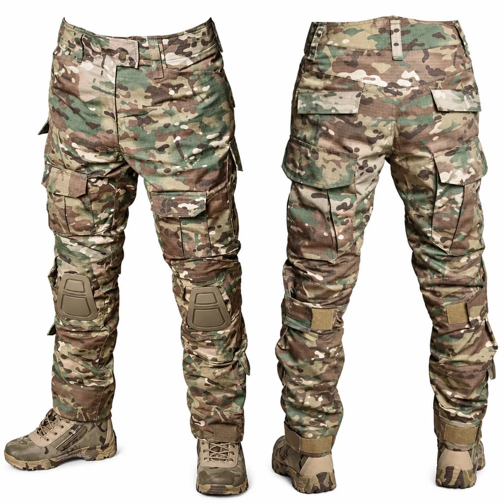 Camo Tactical Outdoor Suit for rugged outdoor adventures