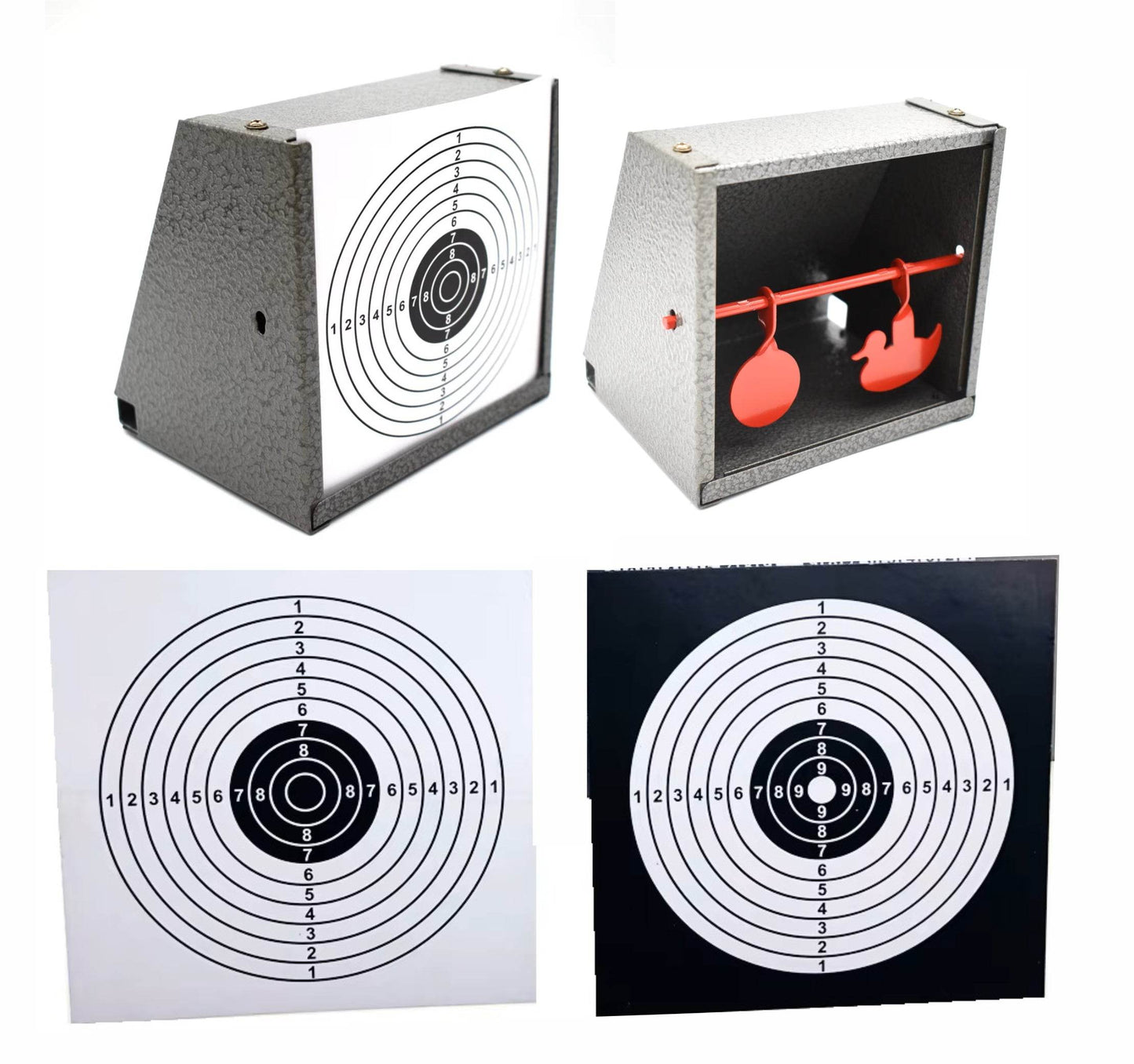 Metal Target Box Or 100PCS Tactical Shooting Targets 14x14CM - Military-Outdoors.com