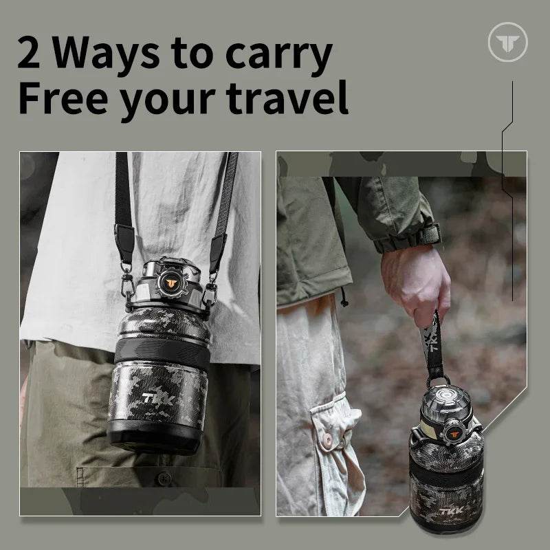 TKK 950ml Stainless Steel Thermos - Durable Vacuum Cup - Military-Outdoors.com