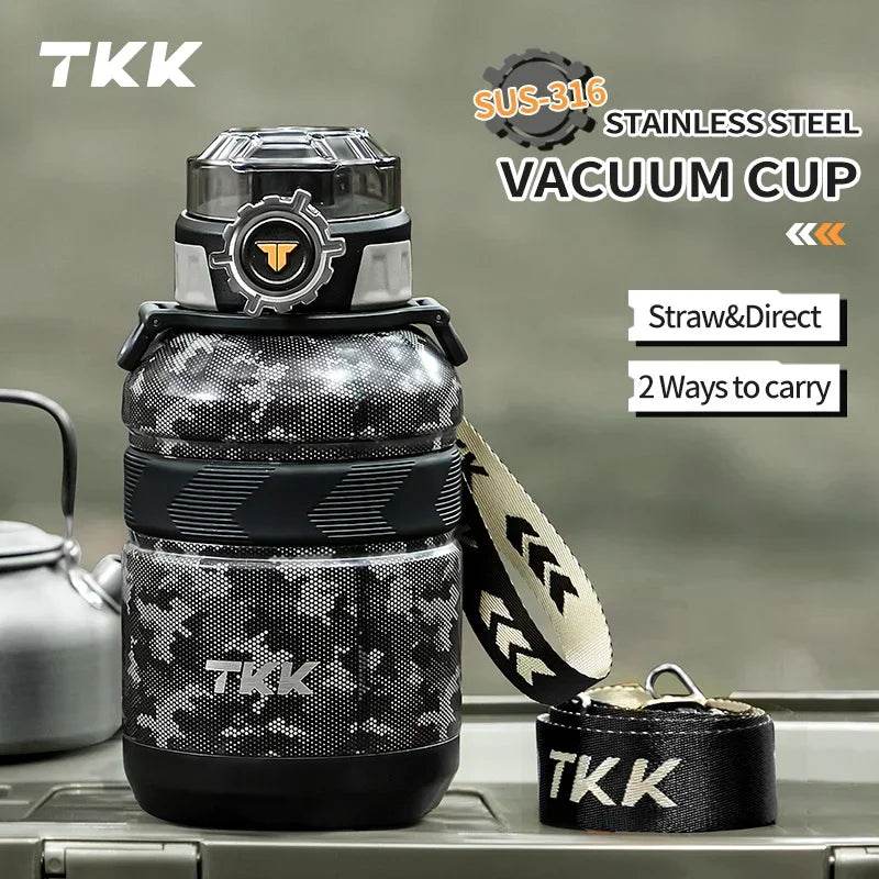 TKK 950ml Stainless Steel Thermos - Durable Vacuum Cup - Military-Outdoors.com