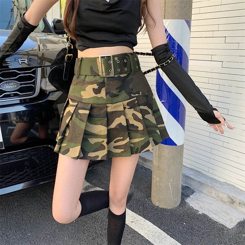 Military-Outdoors Camouflage Pleated Skirt for Women - Military-Outdoors.com