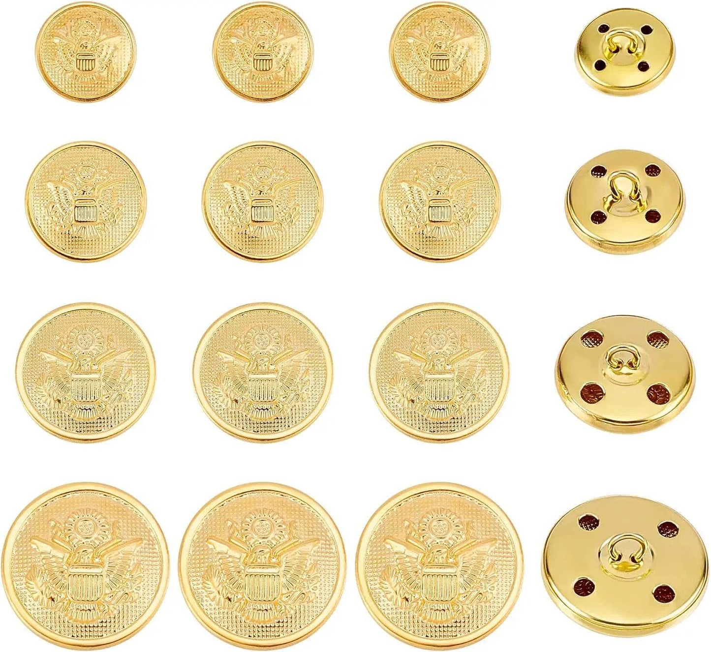 40pcs US Army Uniform Metal Blazer Buttons Set - Military-Outdoors.com