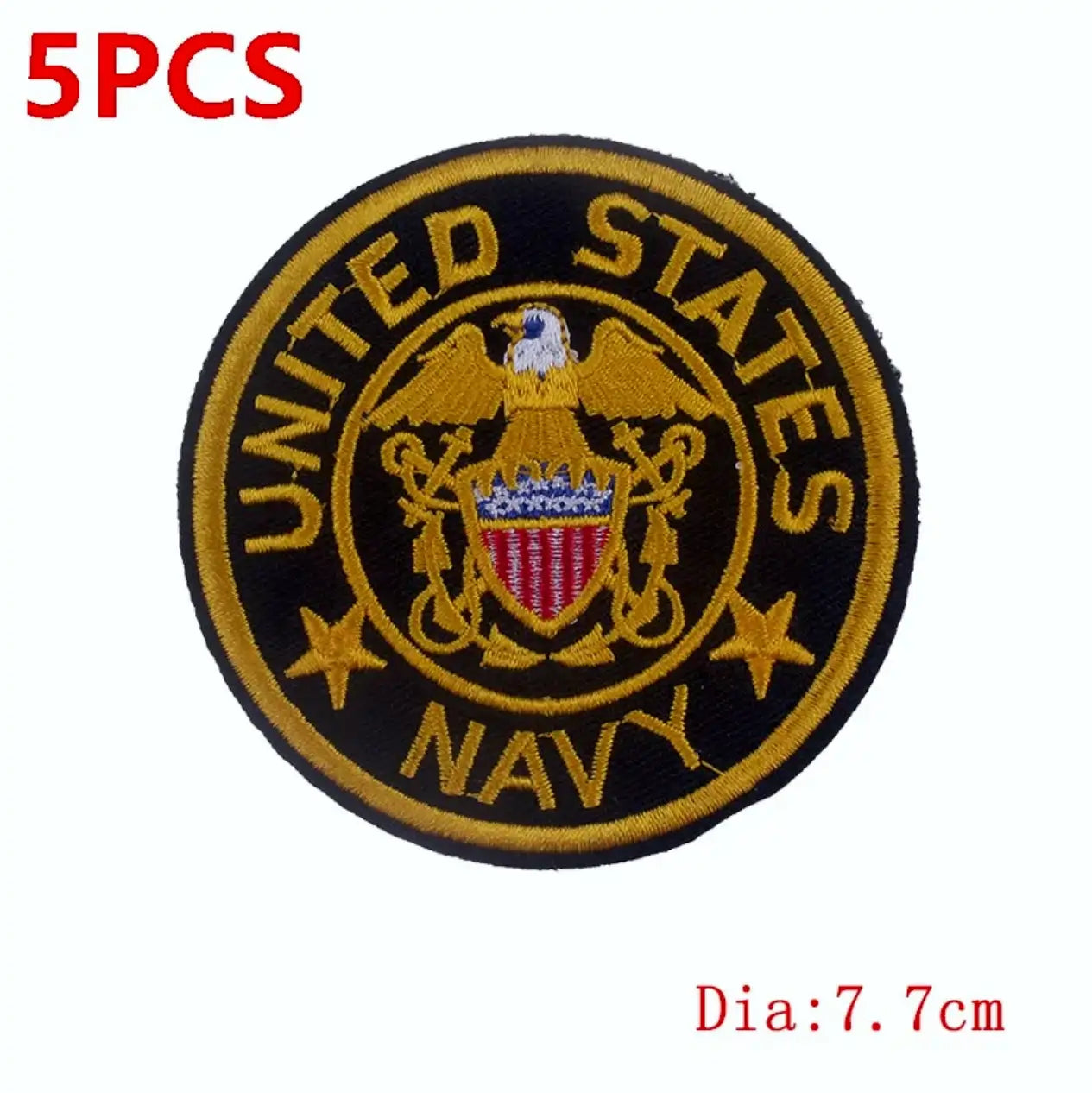 US Army embroidered patch with detailed design and black background for military enthusiasts