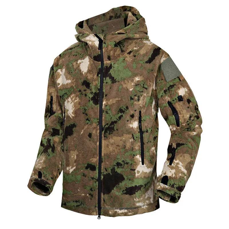 Military Fleece Warm Camouflage Mens Hoodie - Military-Outdoors.com