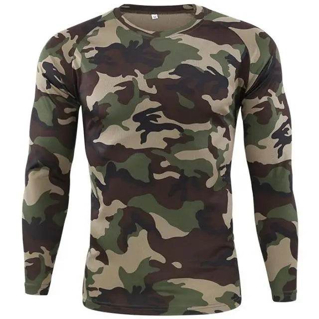 Quick Dry Tactical Long Sleeve T-shirt - Military-Outdoors.com