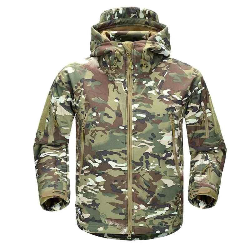 Winter Military Camouflage Fleece Jacket - Military-Outdoors.com