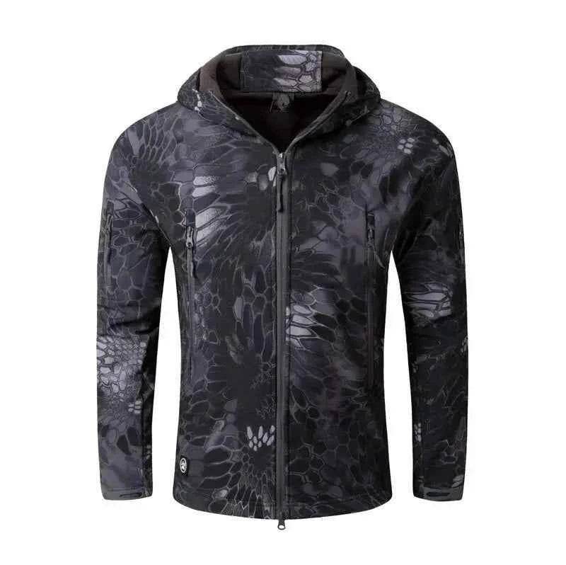 Winter Military Camouflage Fleece Jacket - Military-Outdoors.com