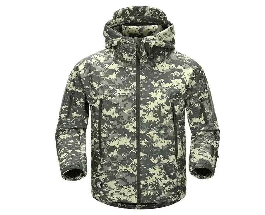 Winter Military Camouflage Fleece Jacket - Military-Outdoors.com