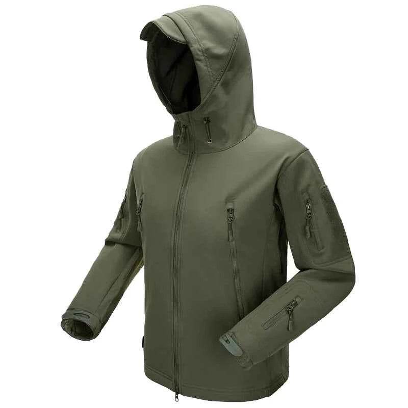 Winter Military Camouflage Fleece Jacket - Military-Outdoors.com