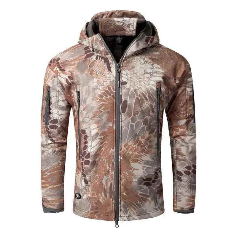 Winter Military Camouflage Fleece Jacket - Military-Outdoors.com