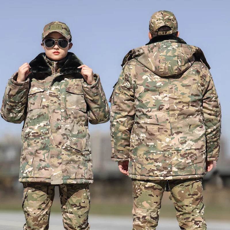 Military-Style Winter Cotton Coat for Outdoor Adventures - Military-Outdoors.com
