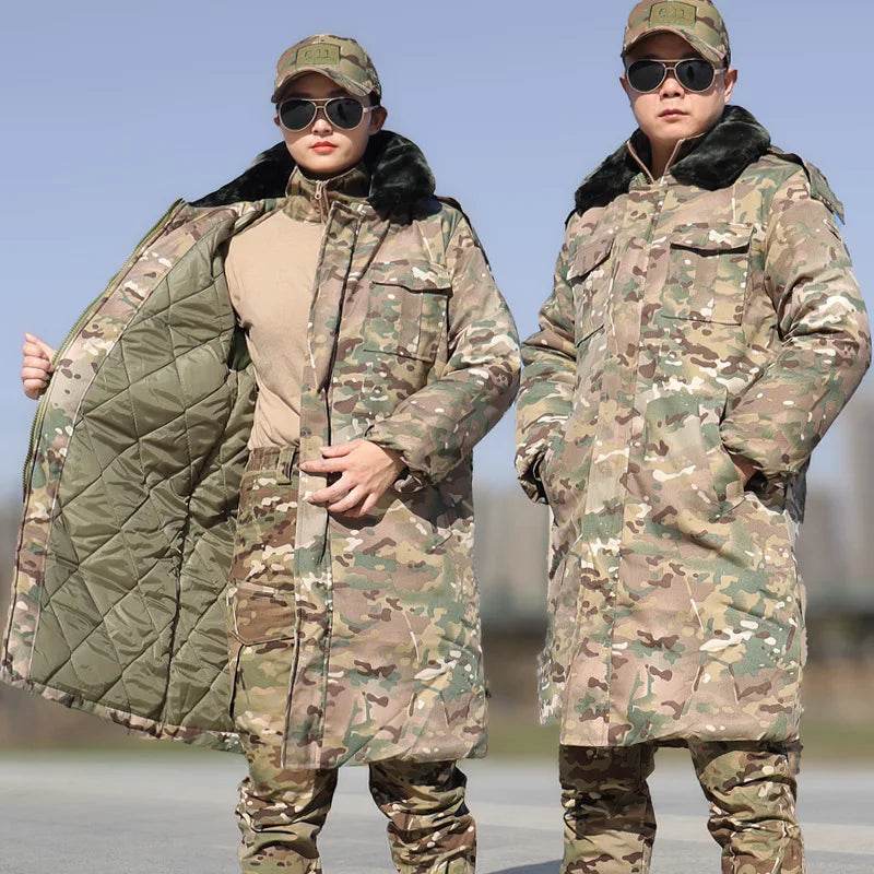 Military-Style Winter Cotton Coat for Outdoor Adventures - Military-Outdoors.com