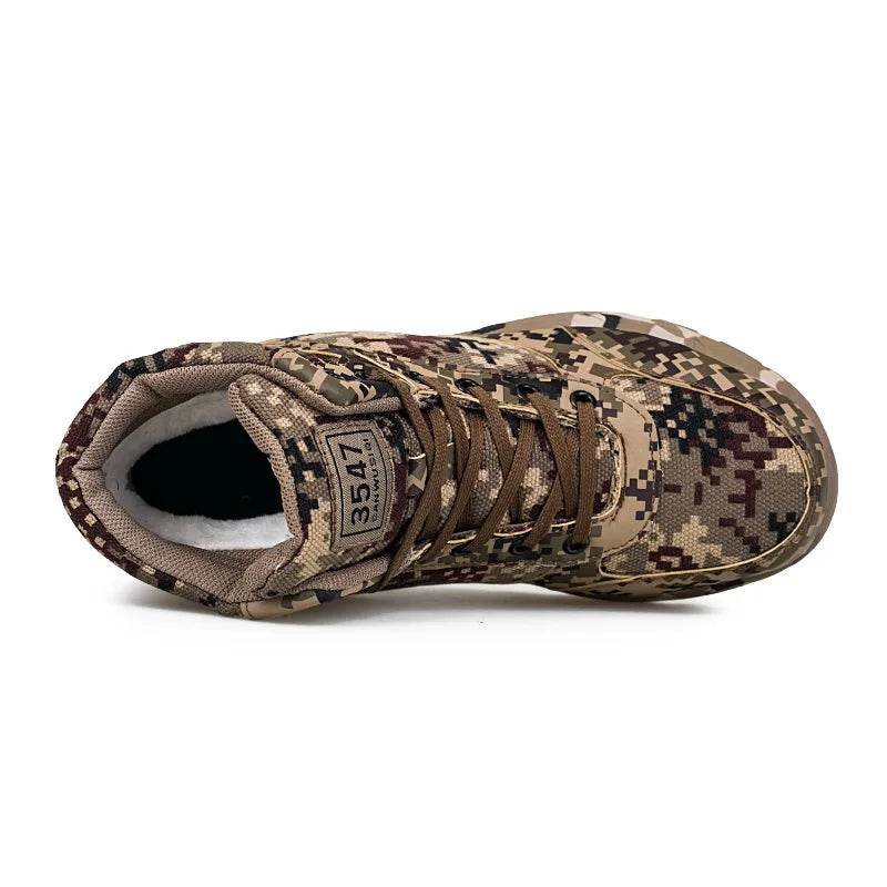 Winter Tactical Warm Cotton Ankle Boots - Military-Outdoors.com