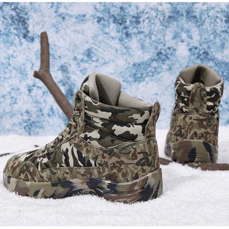 Winter Tactical Warm Cotton Ankle Boots - Military-Outdoors.com