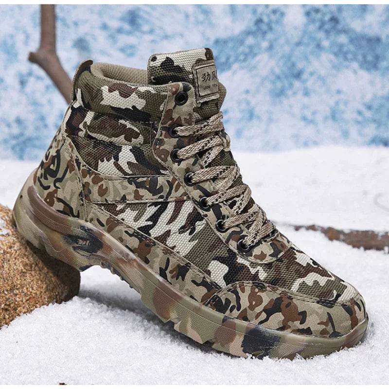 Winter Tactical Warm Cotton Ankle Boots - Military-Outdoors.com