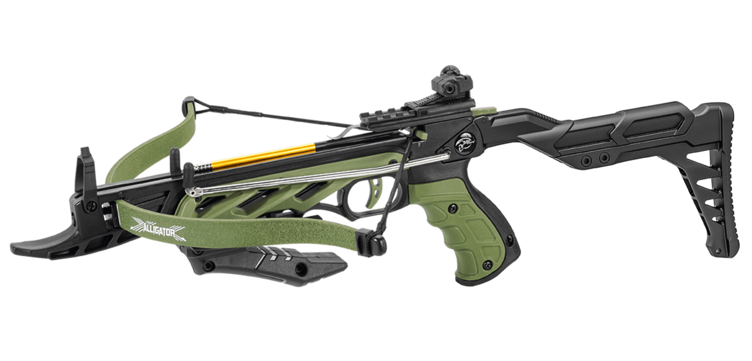 Compact tactical crossbow designed for precision and portability, ideal for archery enthusiasts