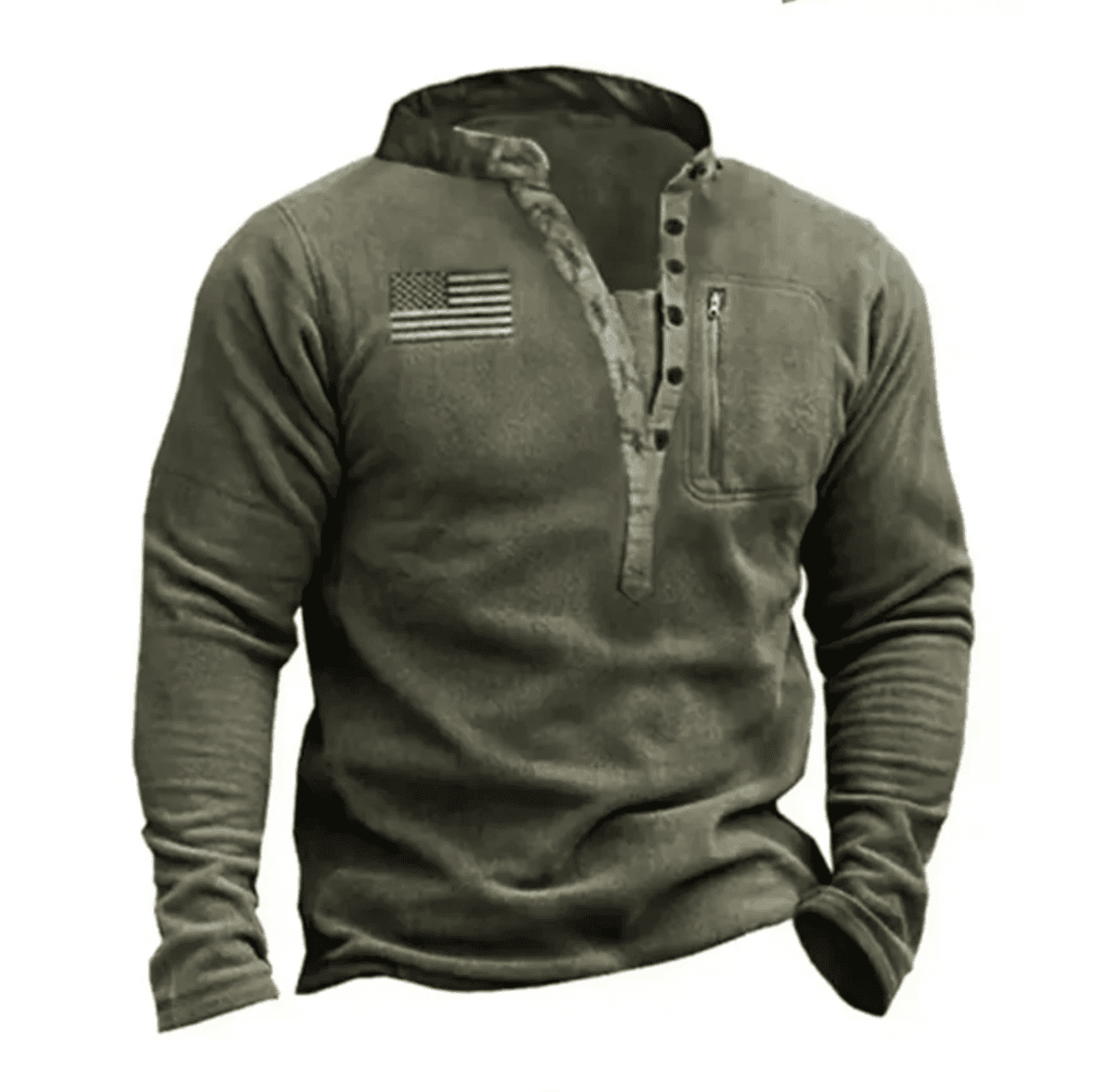 Military style sweaters featuring a rugged design and comfortable fit for casual wear