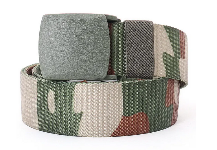 Durable outdoor adventure belts in camouflage design for all outdoor activities