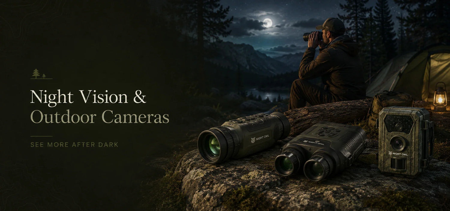 High-tech military night vision equipment with dual lenses for enhanced low-light visibility