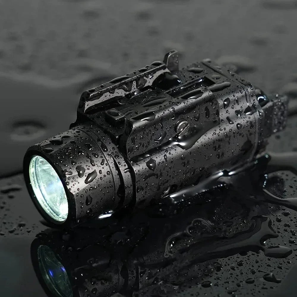 1600 lumens rail-mounted light with waterproof design for tactical use