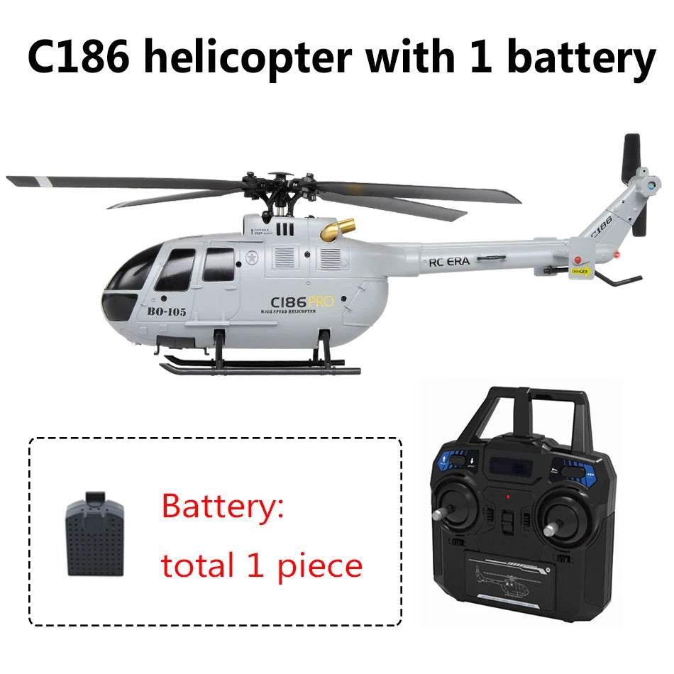 C186 Pro B105 2-4G RTF RC Helicopter - Military-Outdoors.com