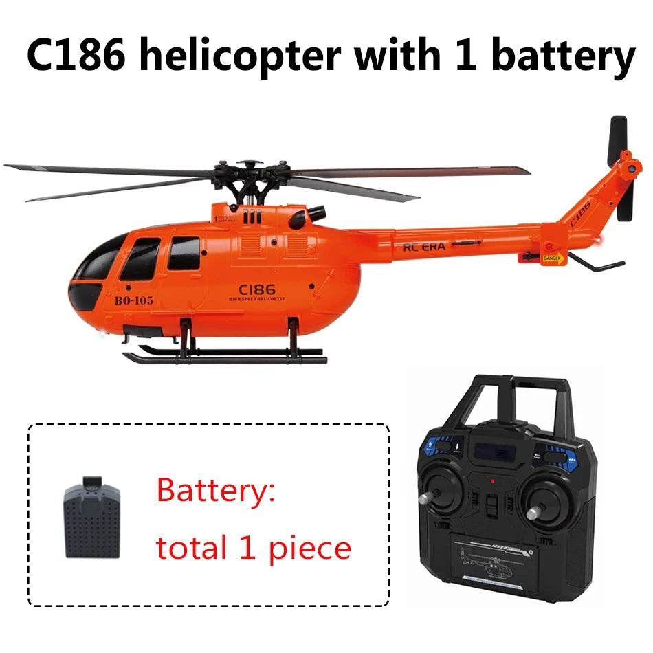 C186 Pro B105 2-4G RTF RC Helicopter - Military-Outdoors.com