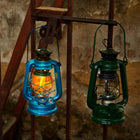 25cm Retro Kerosene Lamp - Vintage Outdoor Camping Lantern