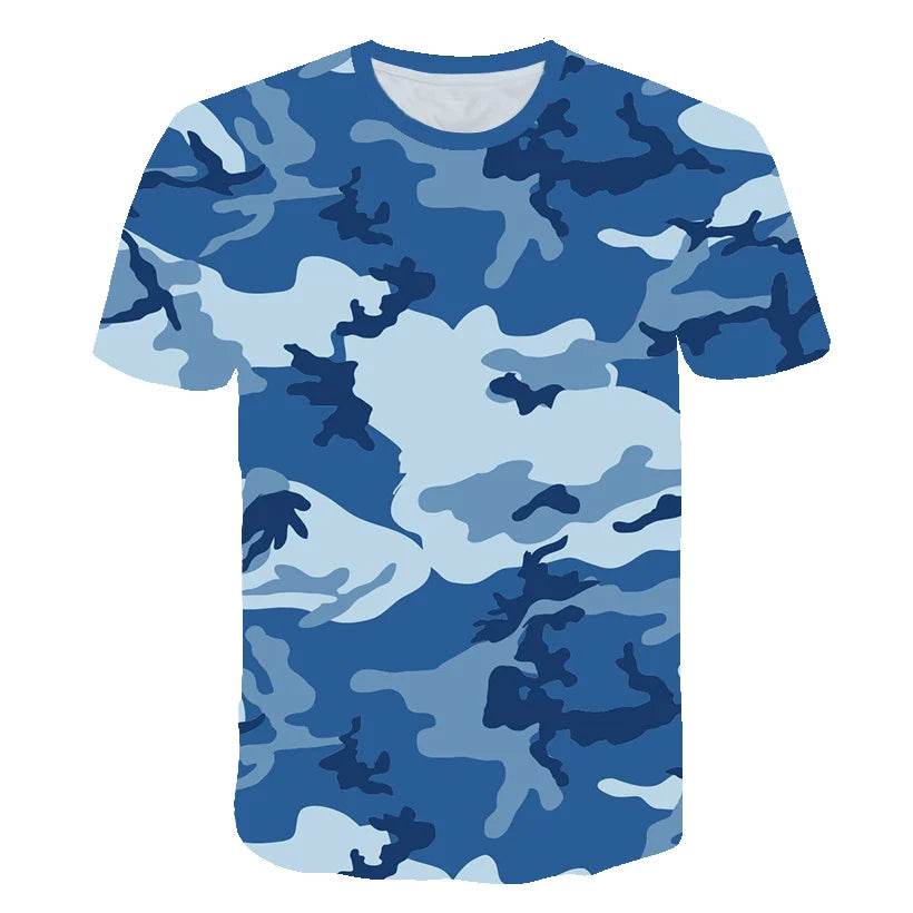 Kids Boys 3D Printed Camouflage T-Shirt - Military-Outdoors.com