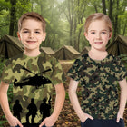 Kids 3D Camouflage T-Shirt for Outdoor Play