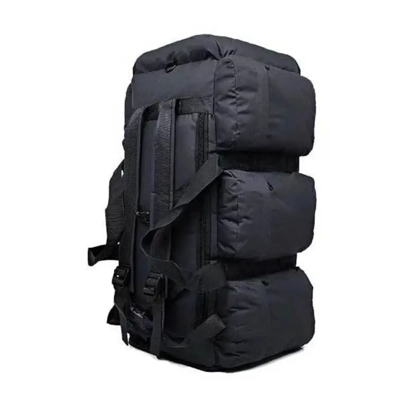 90l outdoor backpack in black for camping and hiking adventures