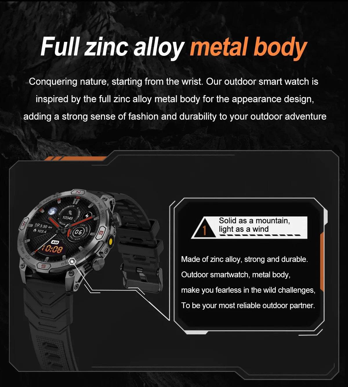 Outdoor Smart Watch With GPS Tracking - Military-Outdoors.com