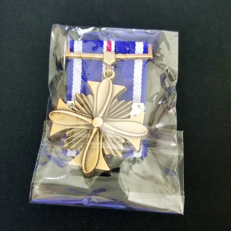 American Distinguished Flying Medal Replica Pin Brooch