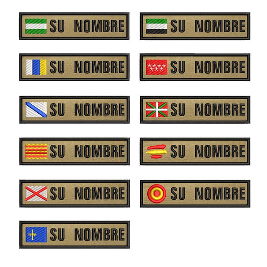 Custom Name Flag Patch For Clothes or Bags Military-Outdoors.com