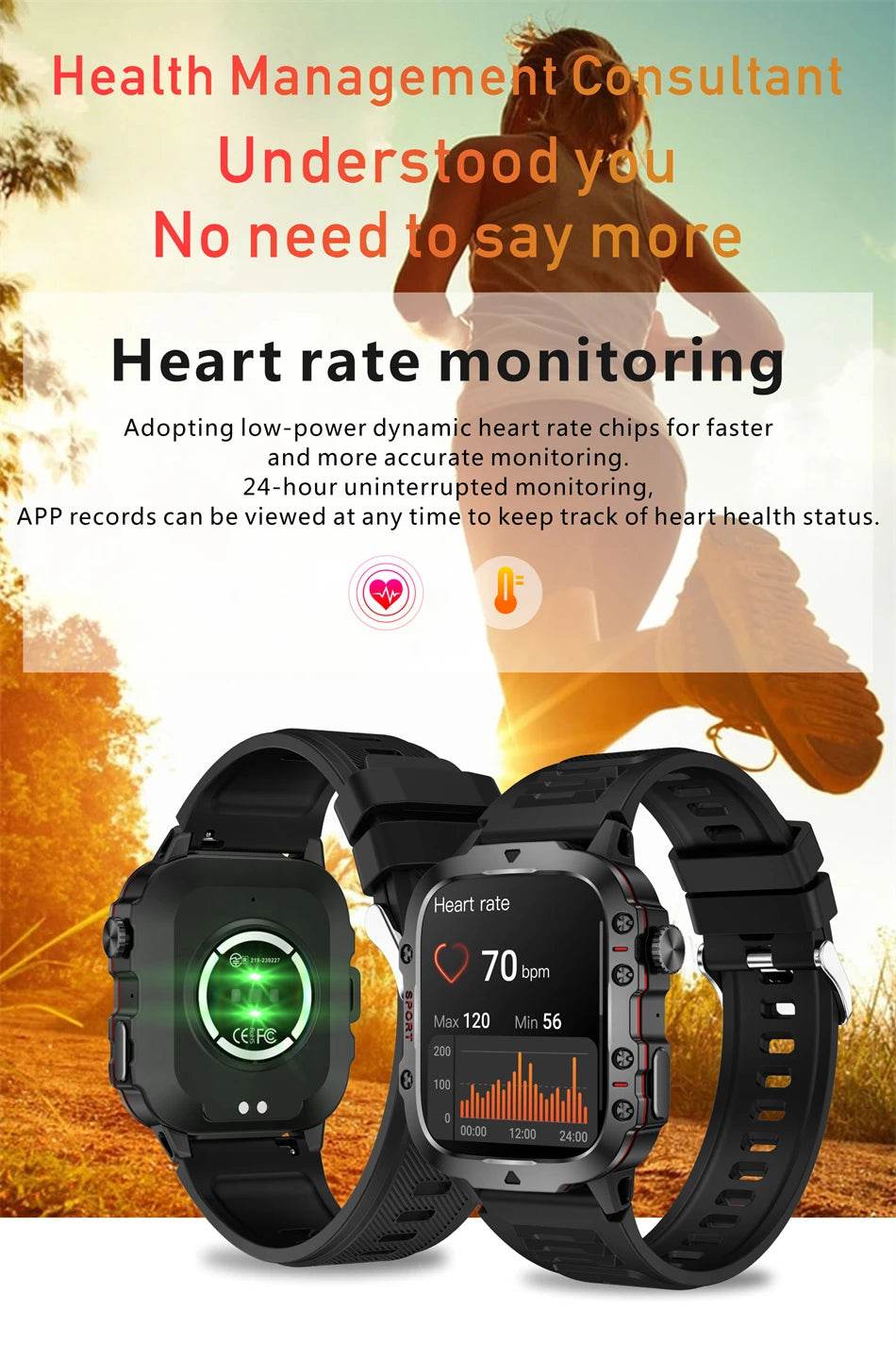 Military GPS Smart Watch With Health Monitor - Military-Outdoors.com
