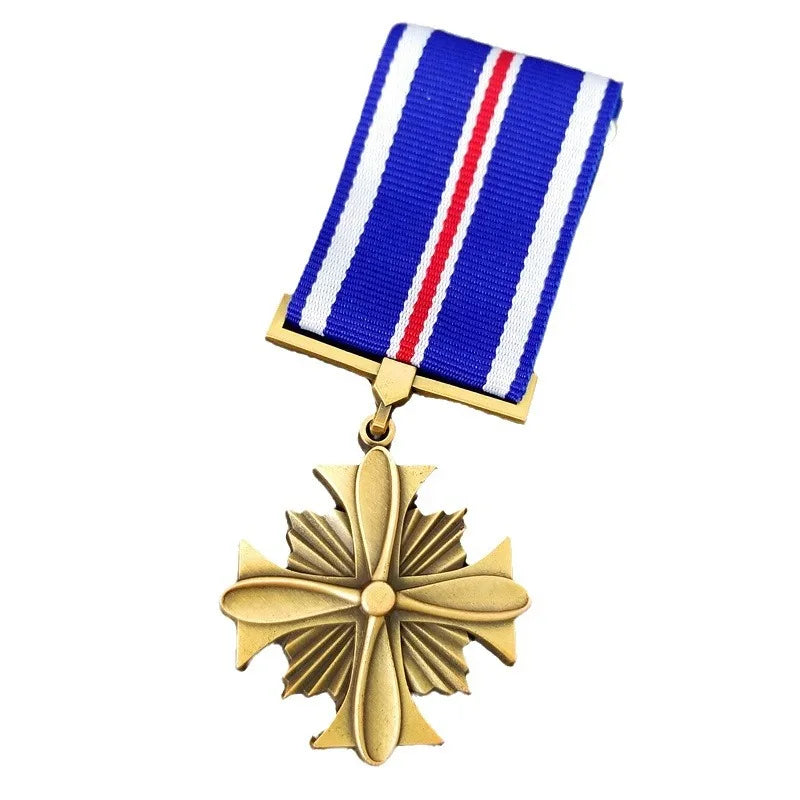 American Distinguished Flying Medal Replica Pin Brooch