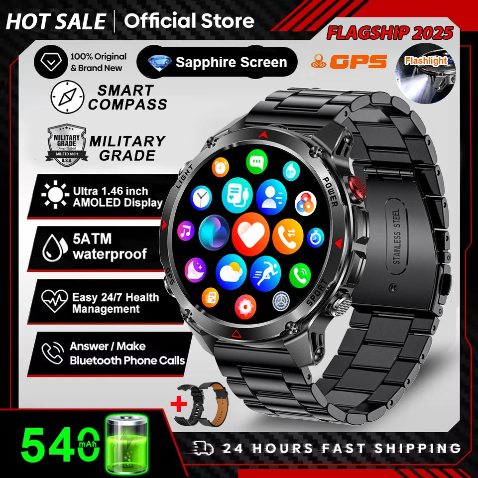 Outdoor GPS Smart Watch with Compass