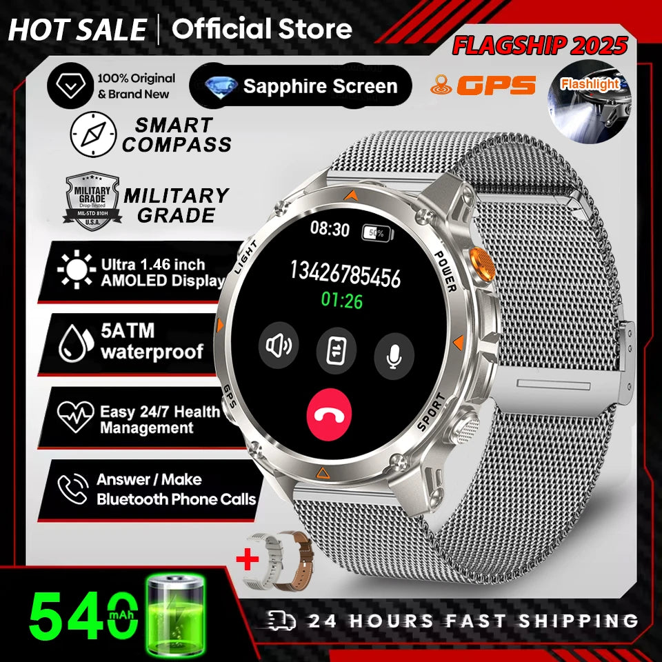 Outdoor GPS Smart Watch with Compass