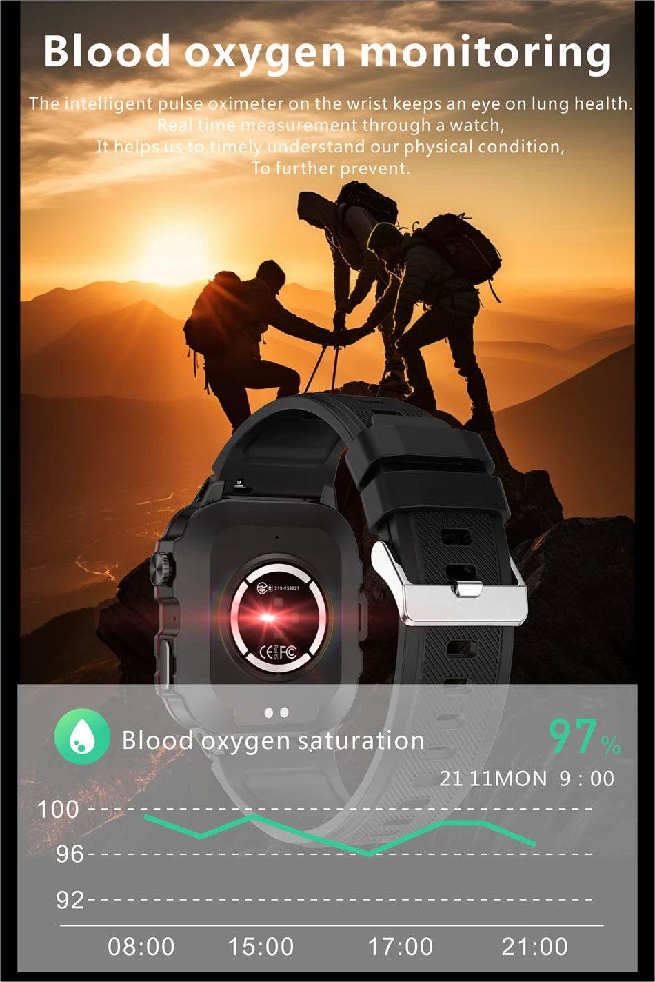 Military GPS Smart Watch With Health Monitor - Military-Outdoors.com