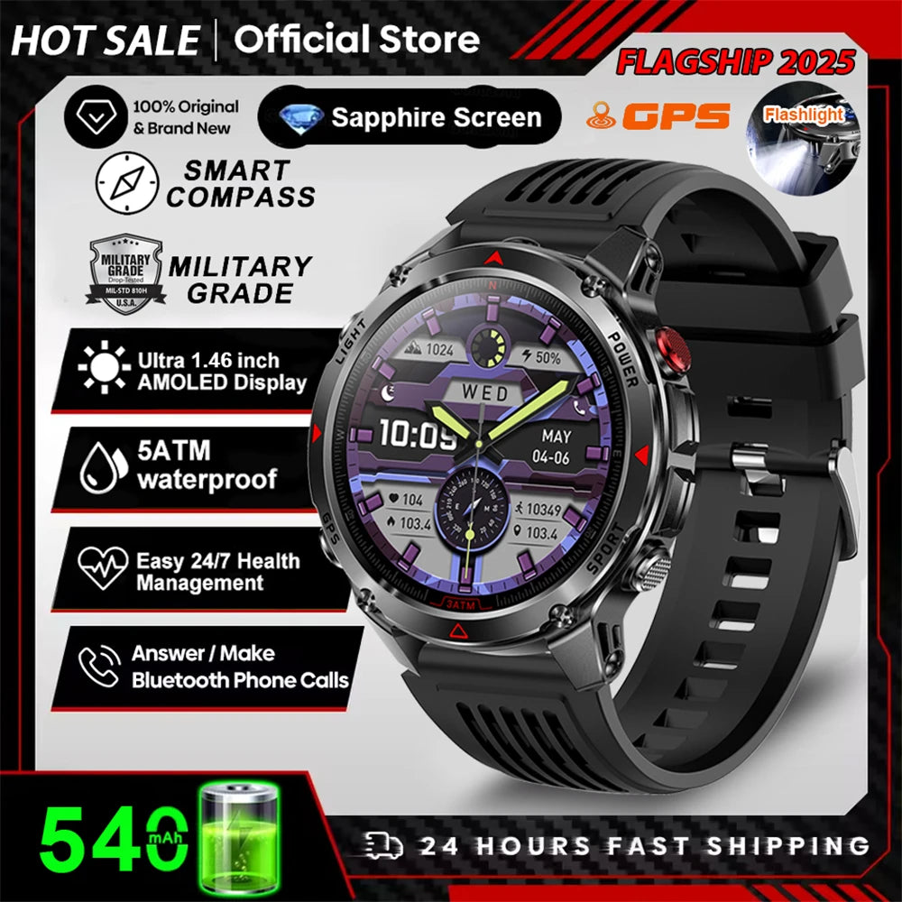 Outdoor GPS Smart Watch with Compass