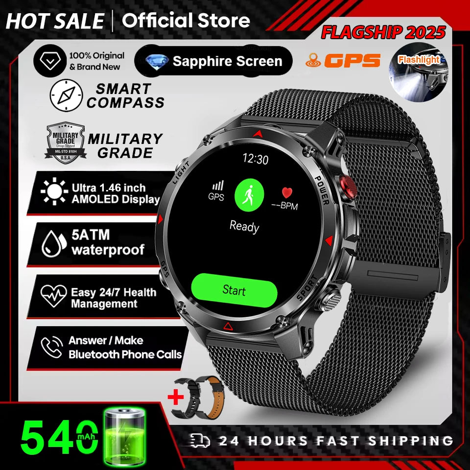 Outdoor GPS Smart Watch with Compass