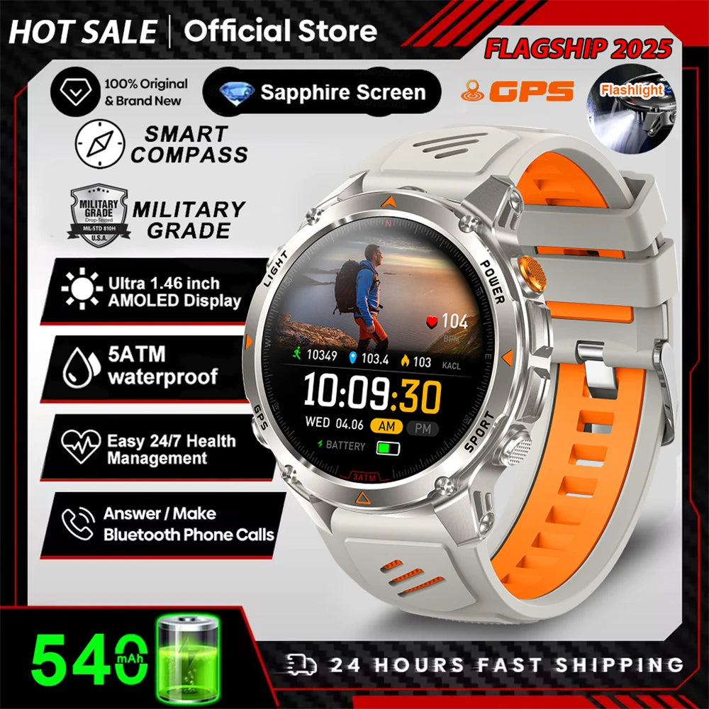 Outdoor GPS Smart Watch with Compass
