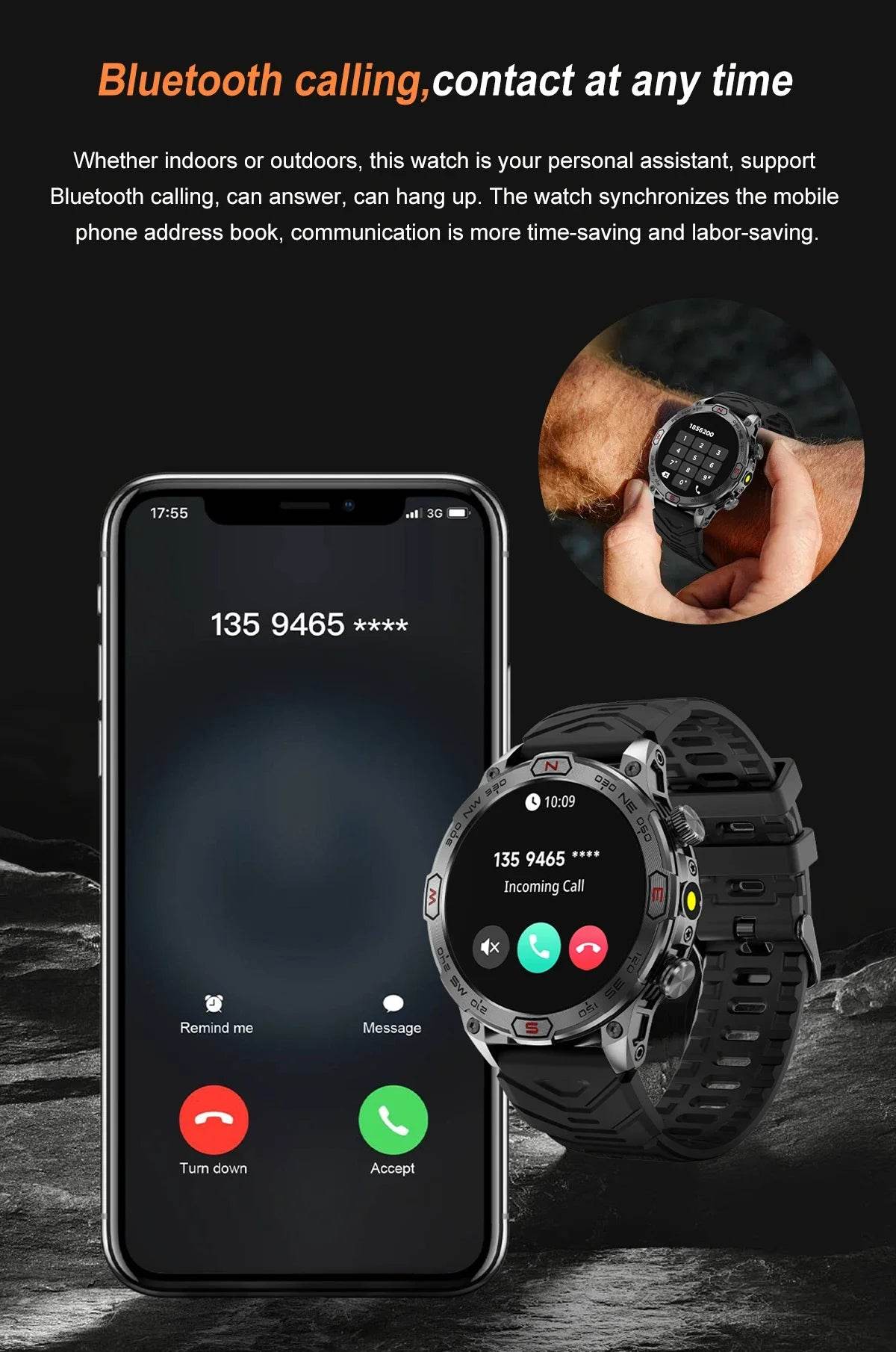 Outdoor Smart Watch With GPS Tracking - Military-Outdoors.com