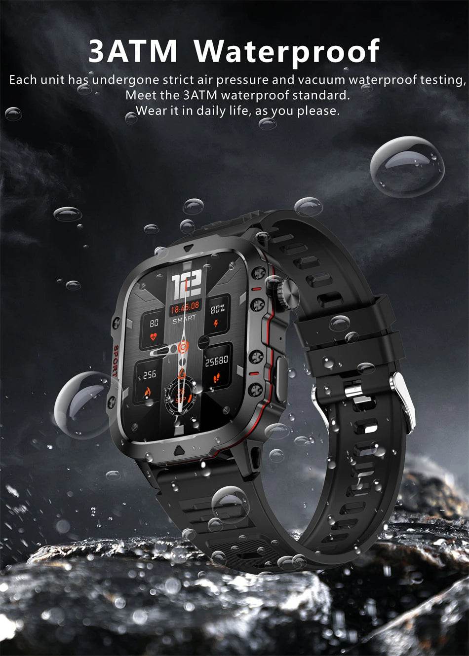 Military GPS Smart Watch With Health Monitor - Military-Outdoors.com
