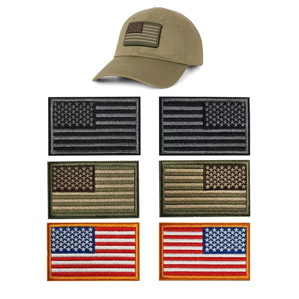 US Flag Embroidered Patch - Rugged Military Outdoor Accessory