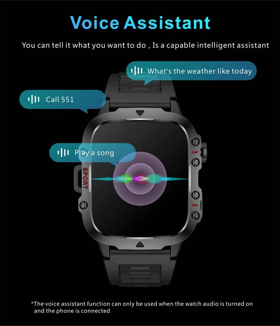 Military GPS Smart Watch With Health Monitor - Military-Outdoors.com