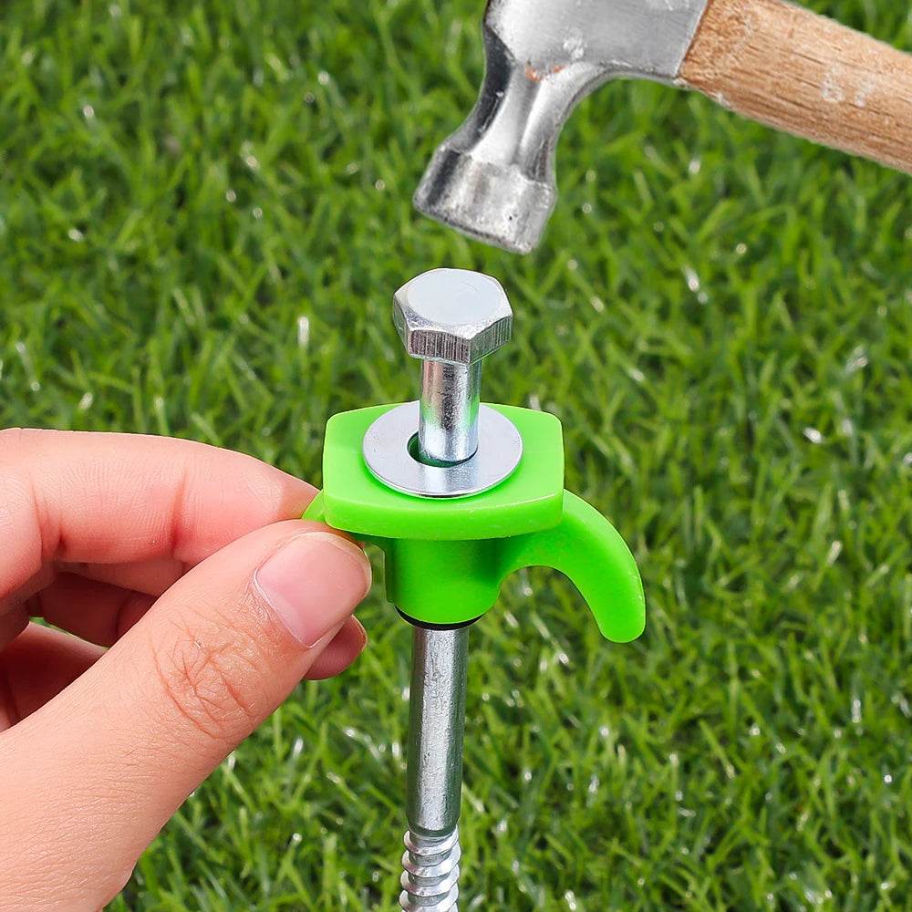 Military-Outdoors Screw Anchor Tent Stakes - 2-10 Pcs Pack - Military-Outdoors.com