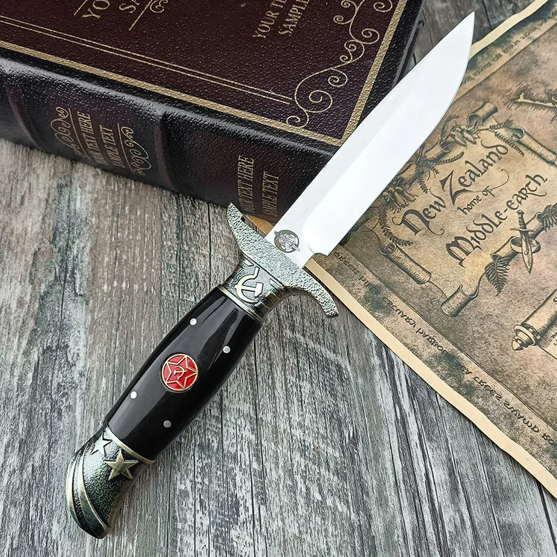 Handmade USSR Finka NKVD Fixed Blade Knife Replica for Collectors