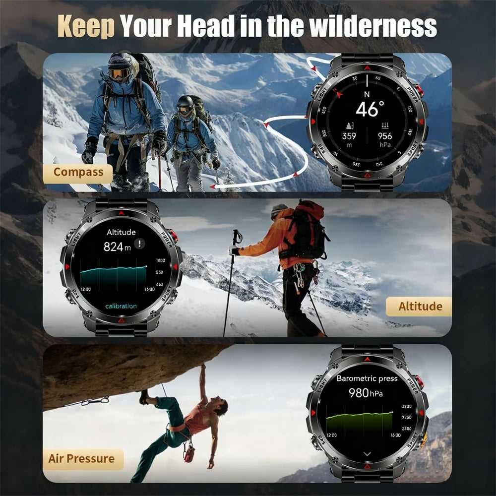 Outdoor GPS Smart Watch with Compass