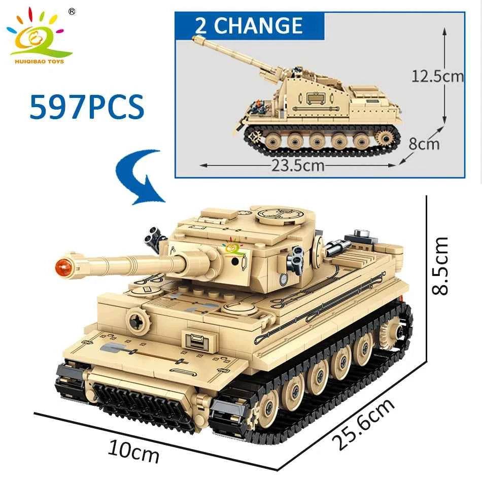 WW2 DIY Toy Tank Set with Soldiers - Military-Outdoors.com - Military-Outdoors.com